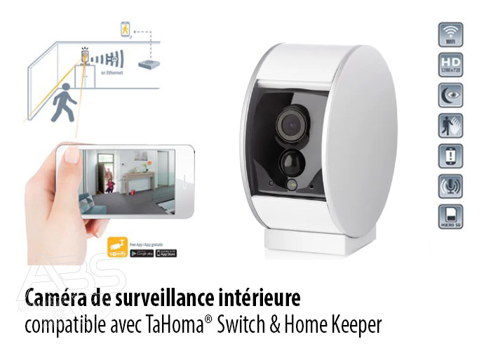 caméra de surveillance intérieure